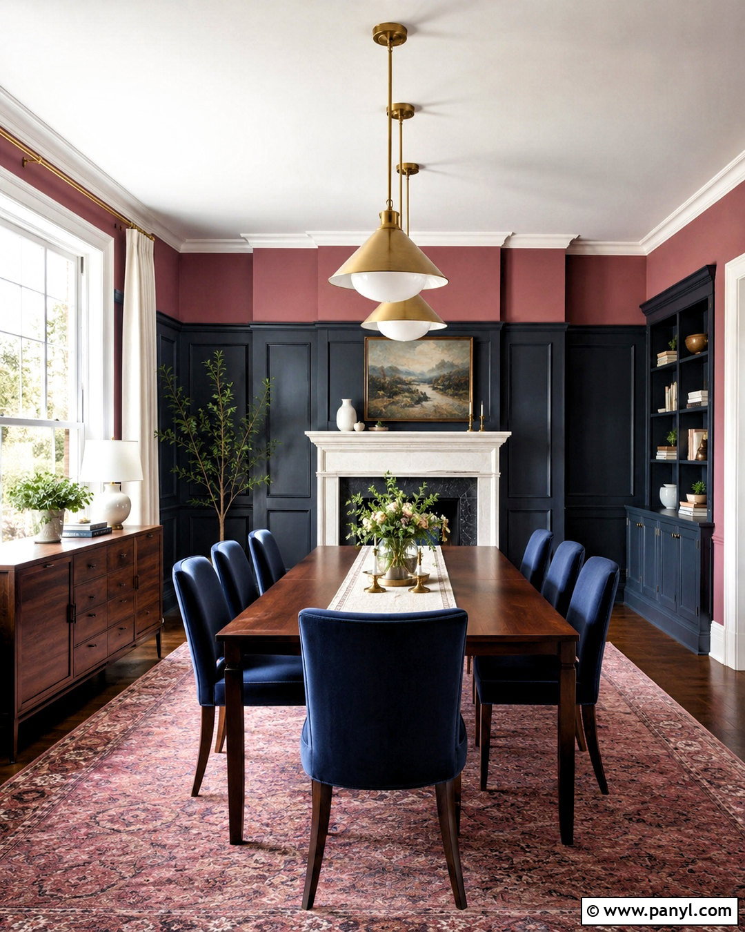 Dusty Rose And Navy Blue - 20 dusty rose color palette ideas