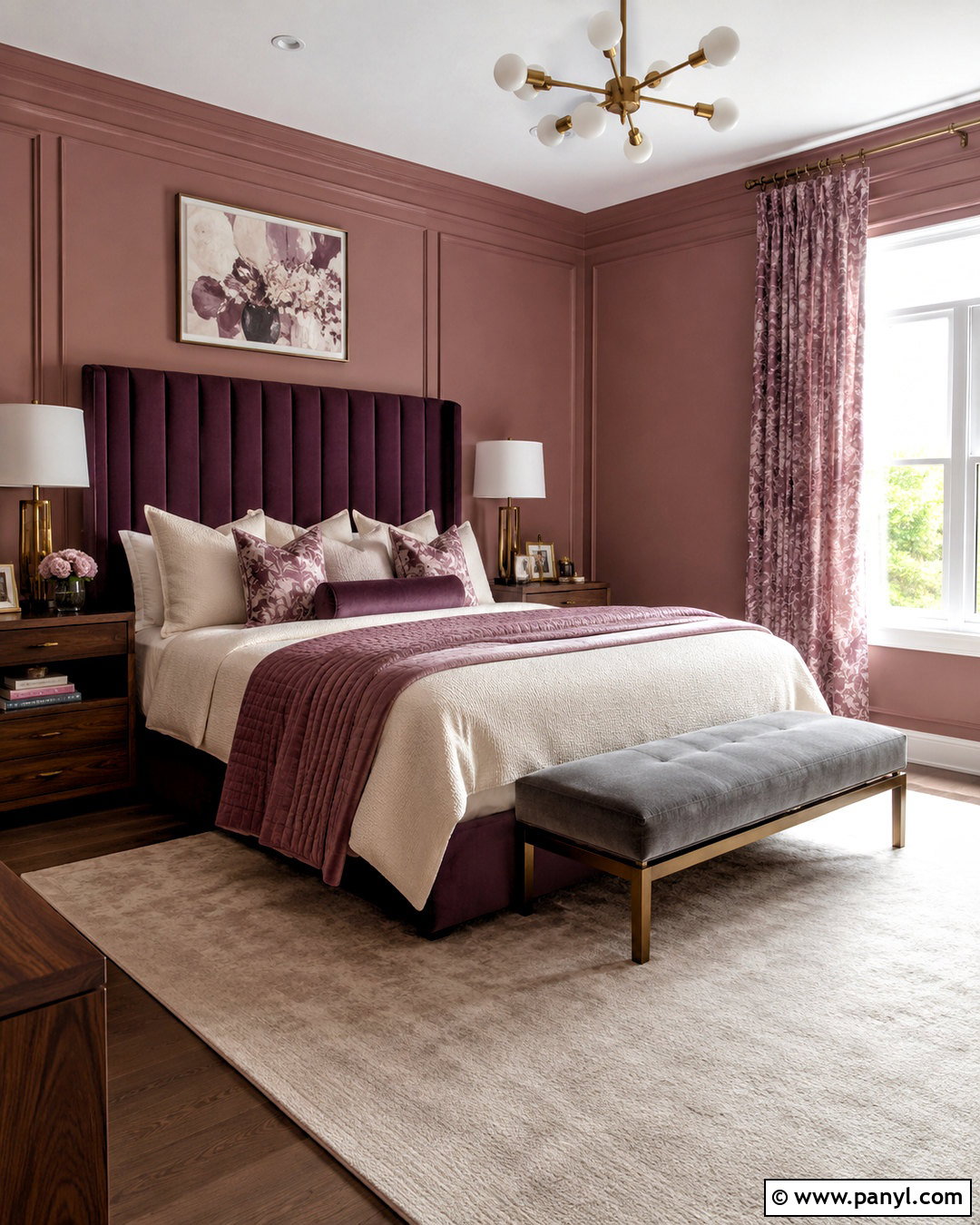 Dusty Rose And Plum - 20 dusty rose color palette ideas