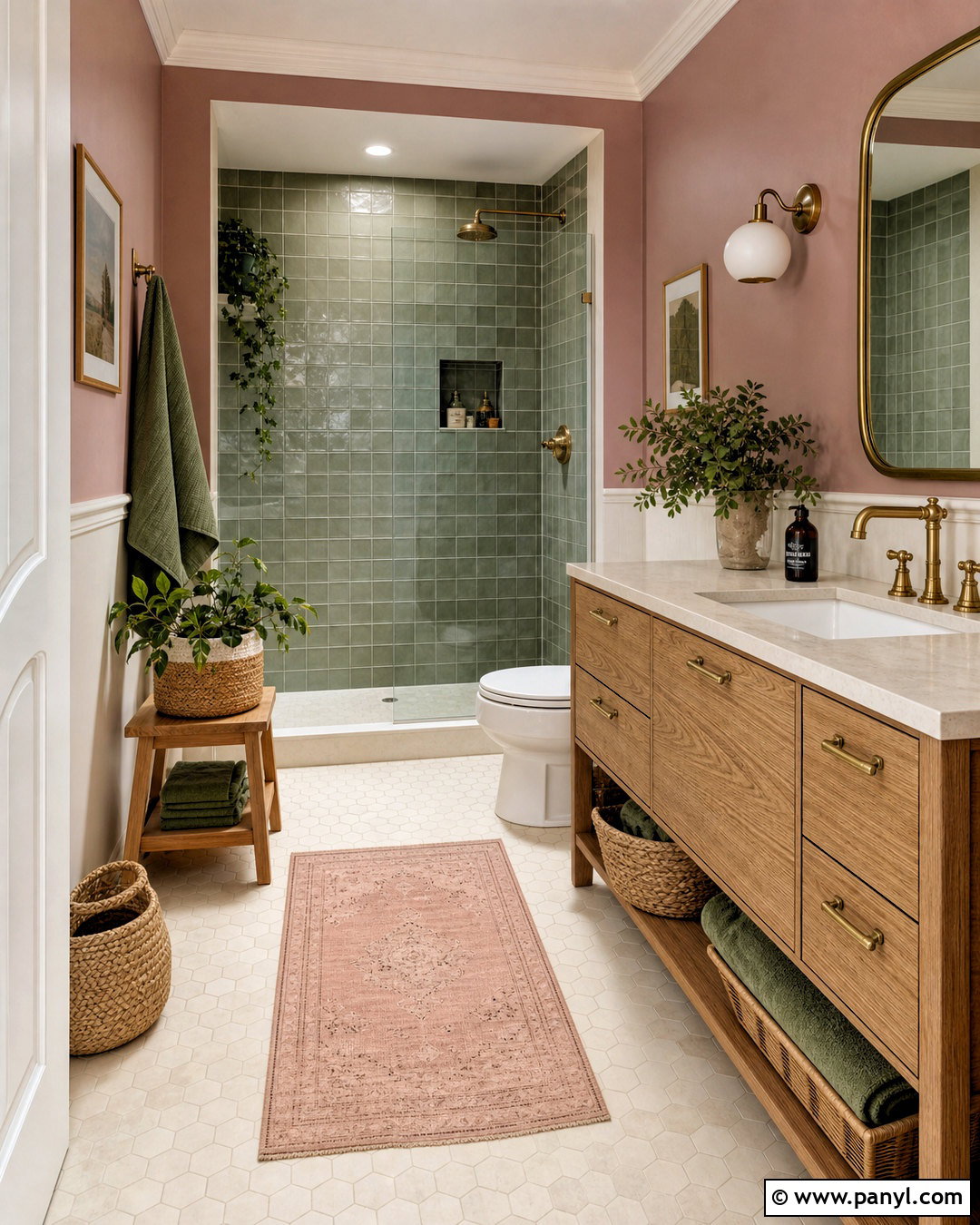 Dusty Rose And Sage Green Bathroom - 20 dusty rose bathroom ideas