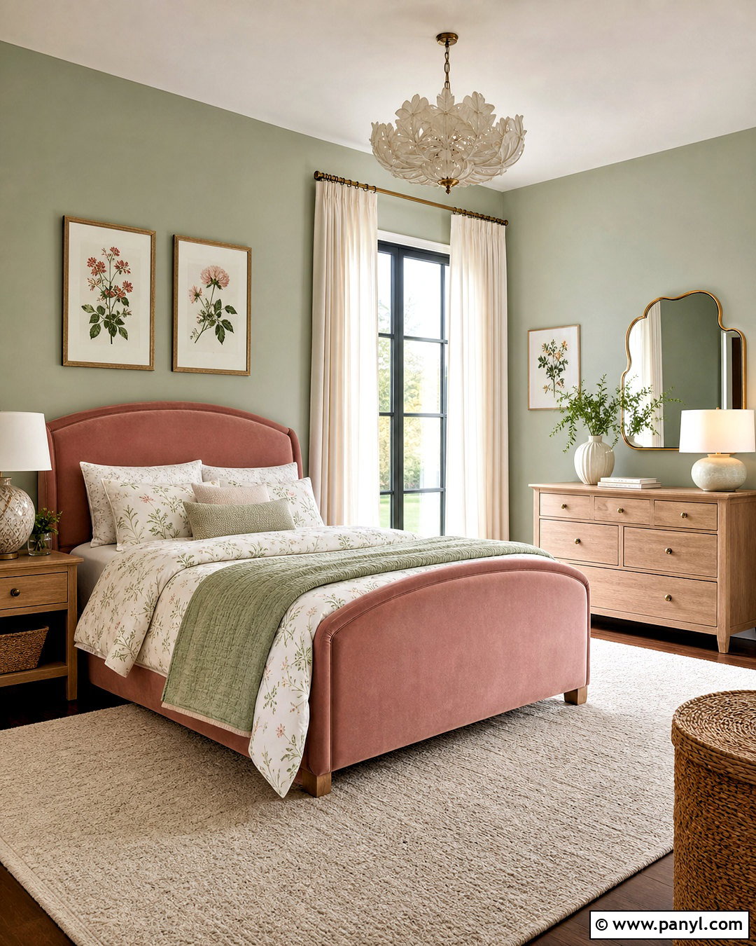 Dusty Rose And Sage Green Girls Bedroom - 20 girls bedroom color ideas