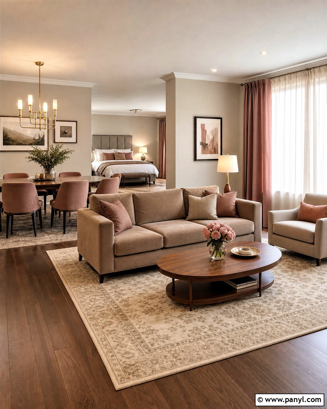 Dusty Rose And Taupe Apartment Color Palette - 20 apartment color palette ideas