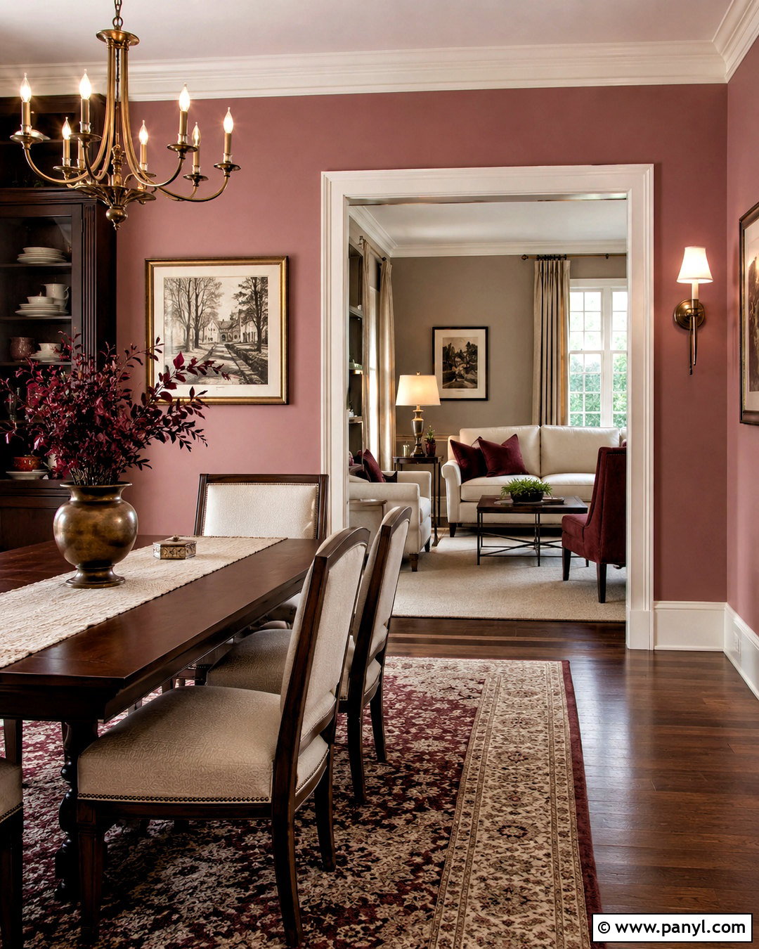 Dusty Rose And Taupe Paint Color Scheme - 20 paint color schemes for home ideas