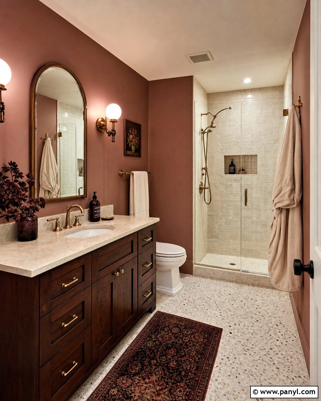 Dusty Rose Bathroom - 20 bathroom paint colors