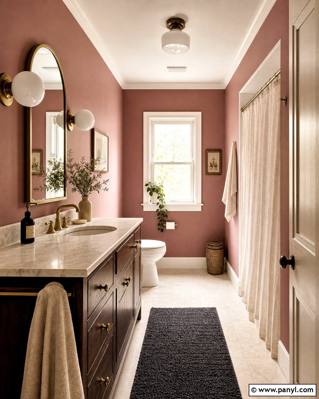 Dusty Rose Bathroom Paint - 20 popular bathroom paint colors