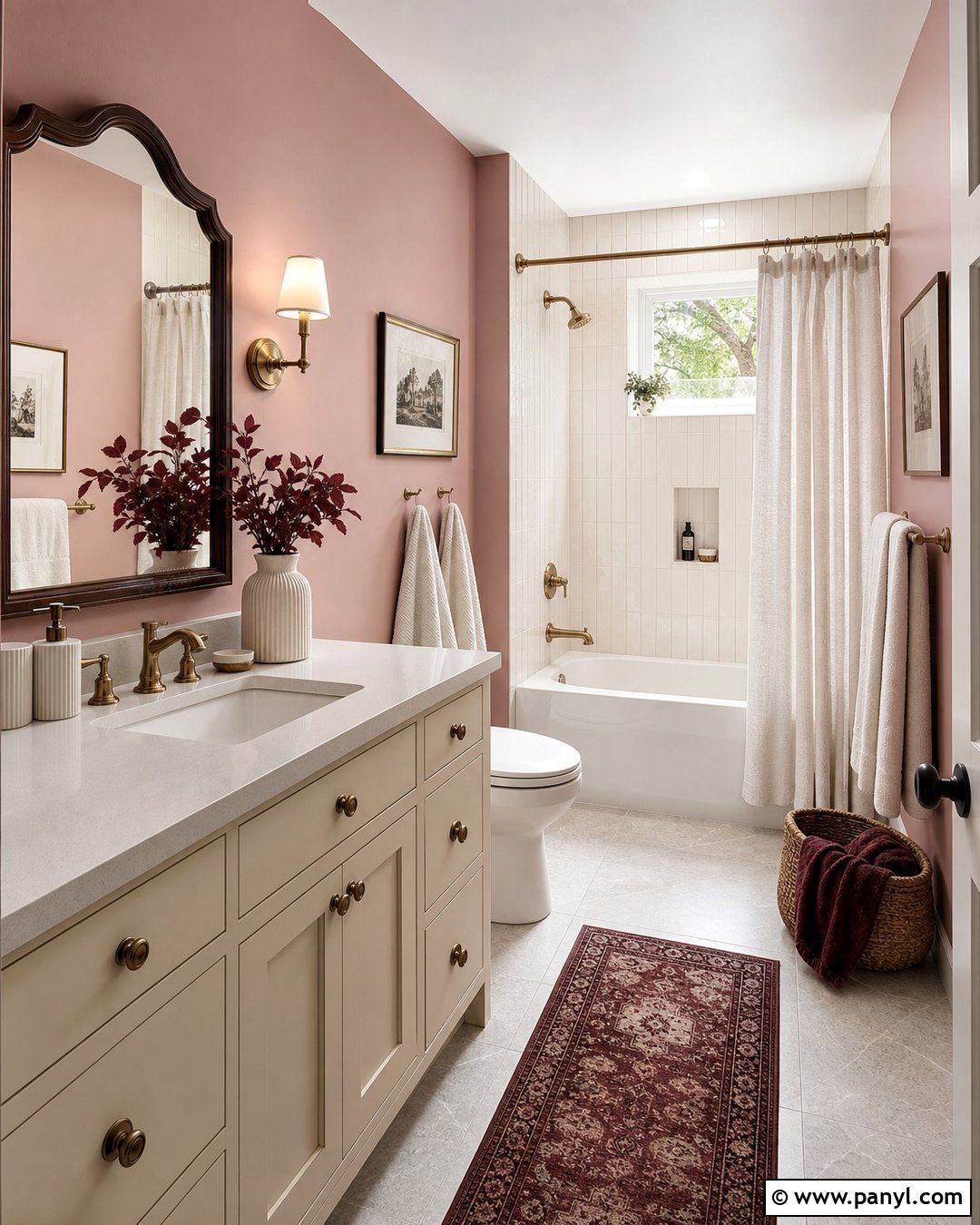 Dusty Rose Bathroom Walls - 20 Light Colors For Bathroom Walls