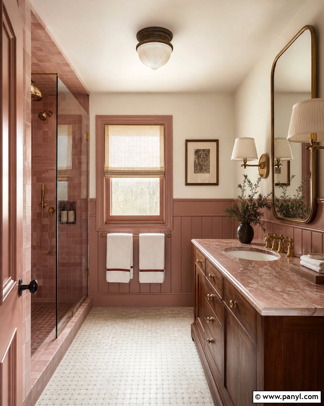 Dusty Rose Bathroom - 25 Bathroom Color Trends 2027
