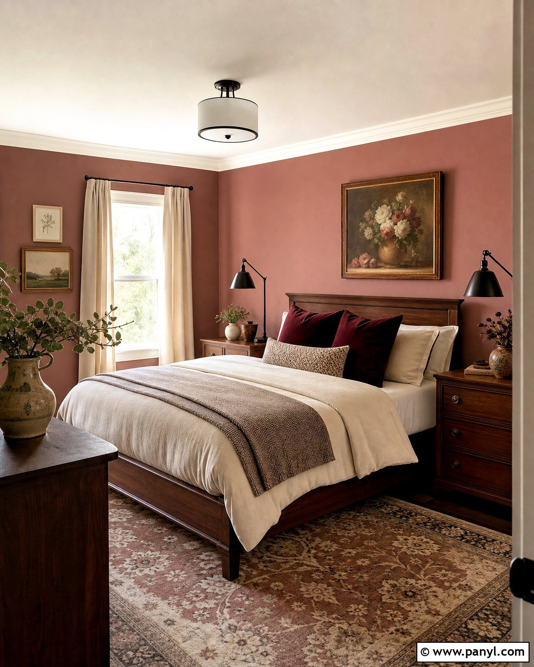 Dusty Rose Bedroom - 20 room color ideas bedroom paint design ideas