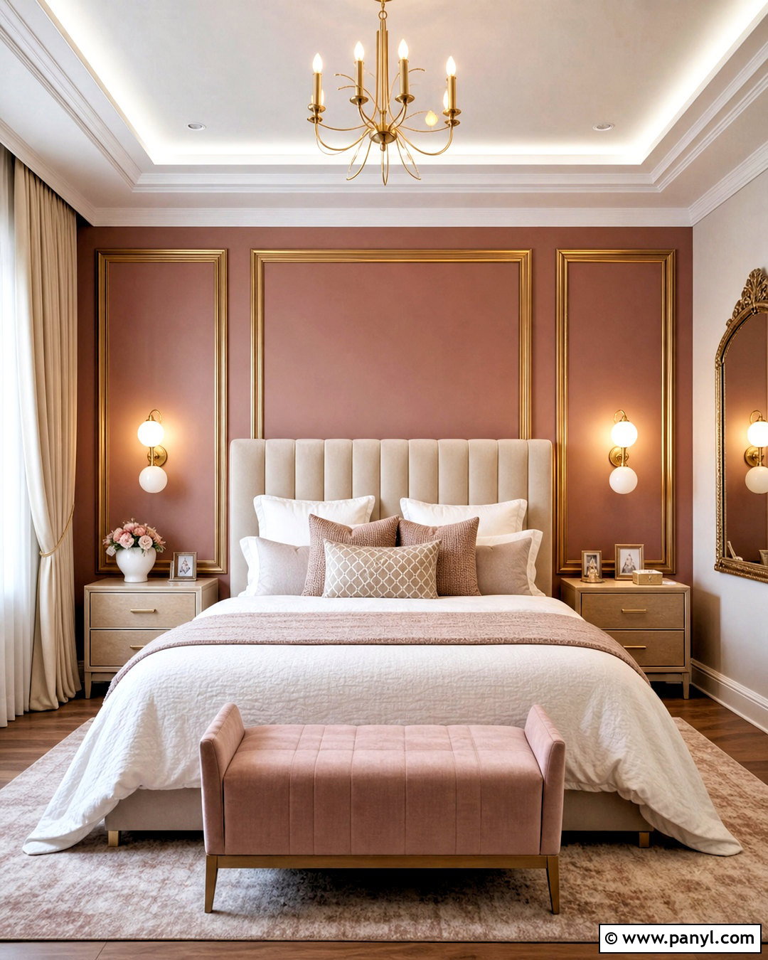 20 Royal Paint Wall Design for Bedroom Ideas With Luxe Appeal