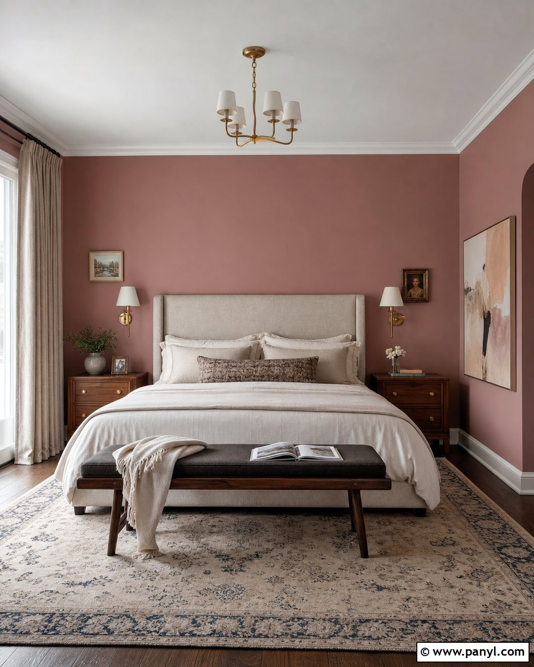 Dusty Rose Bedroom Walls - 50 Pink Wall Ideas