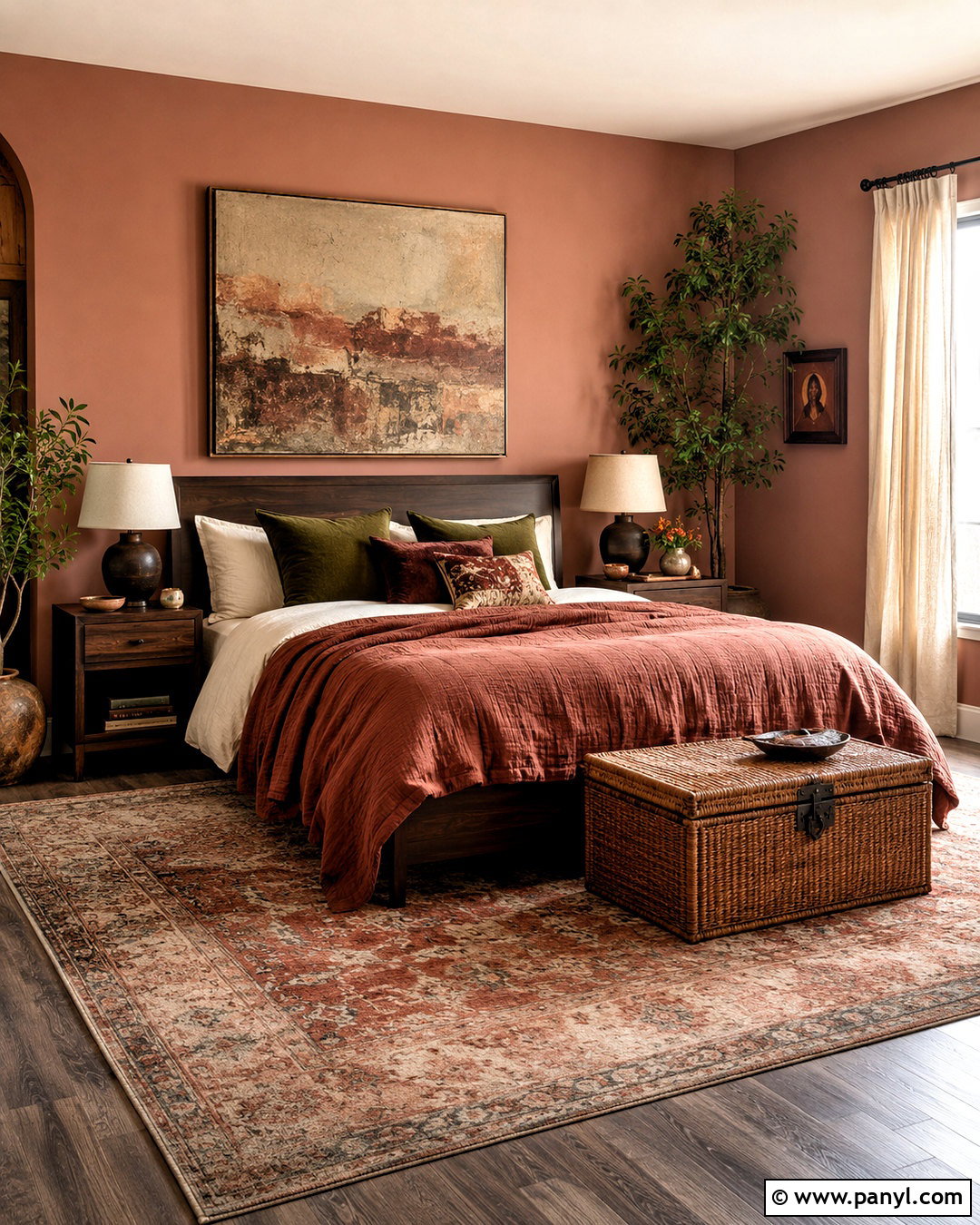 Dusty Rose Boho Bedroom Paint Color - 20 boho bedroom paint colors