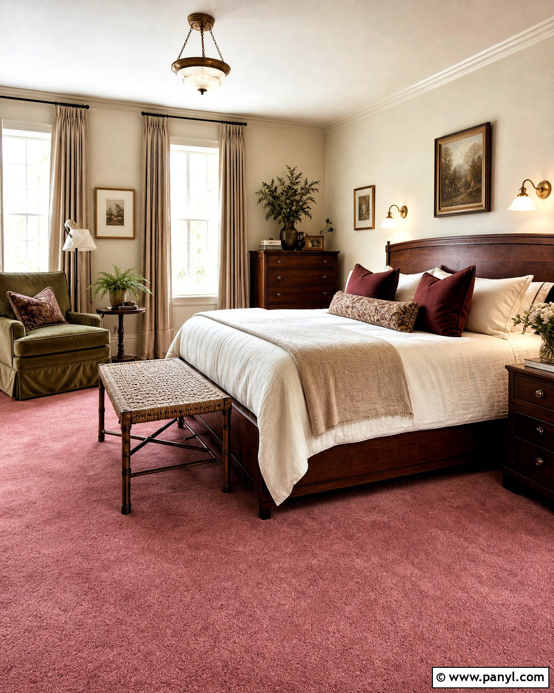 Dusty Rose Carpet - 20 carpet color ideas