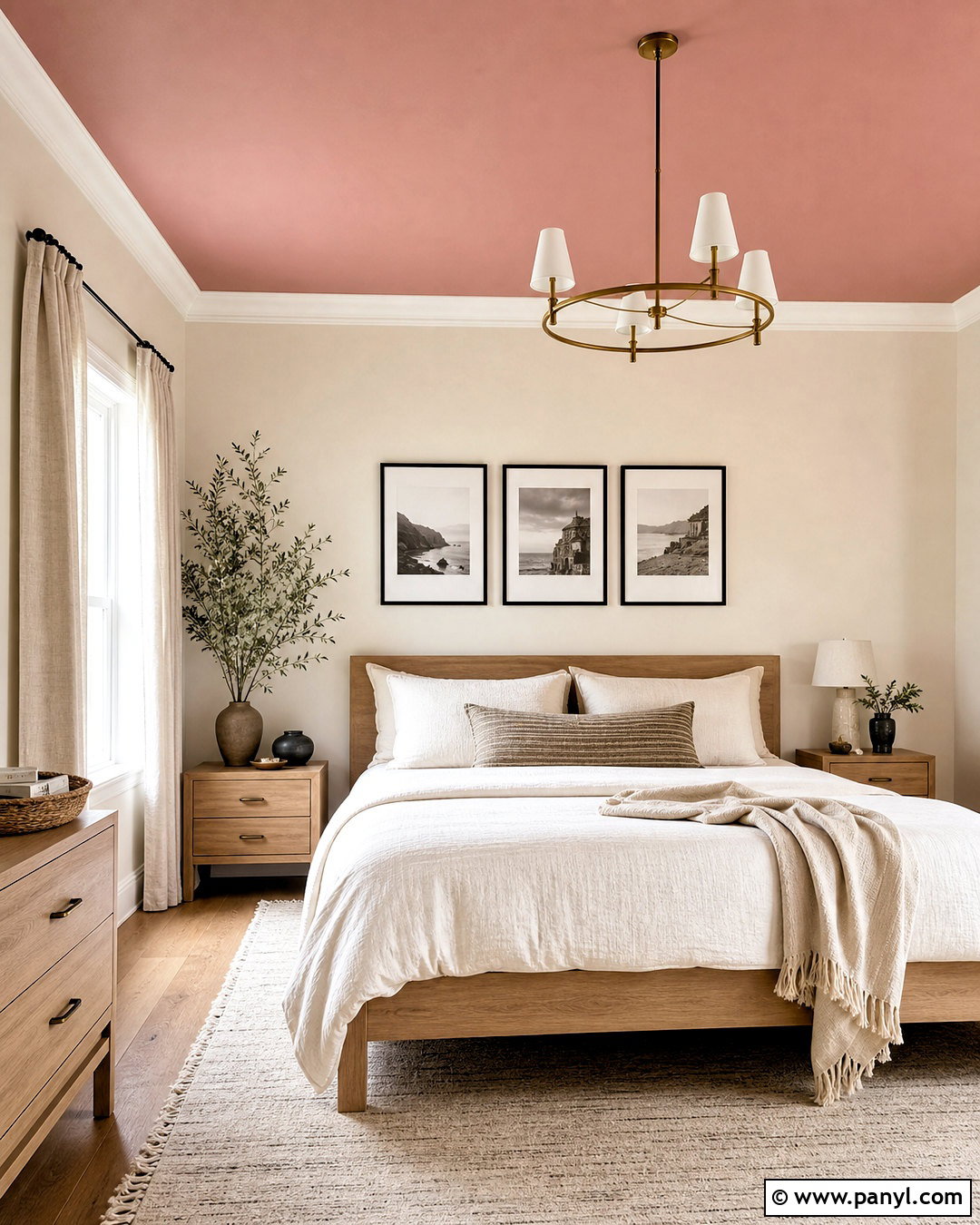 Dusty Rose Ceiling With White Walls - 20 dusty rose paint color ideas