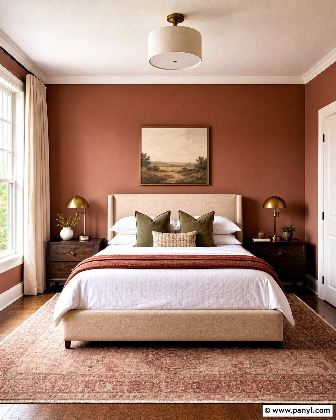 Dusty Rose Clay Paint Color - 20 earthy paint colors