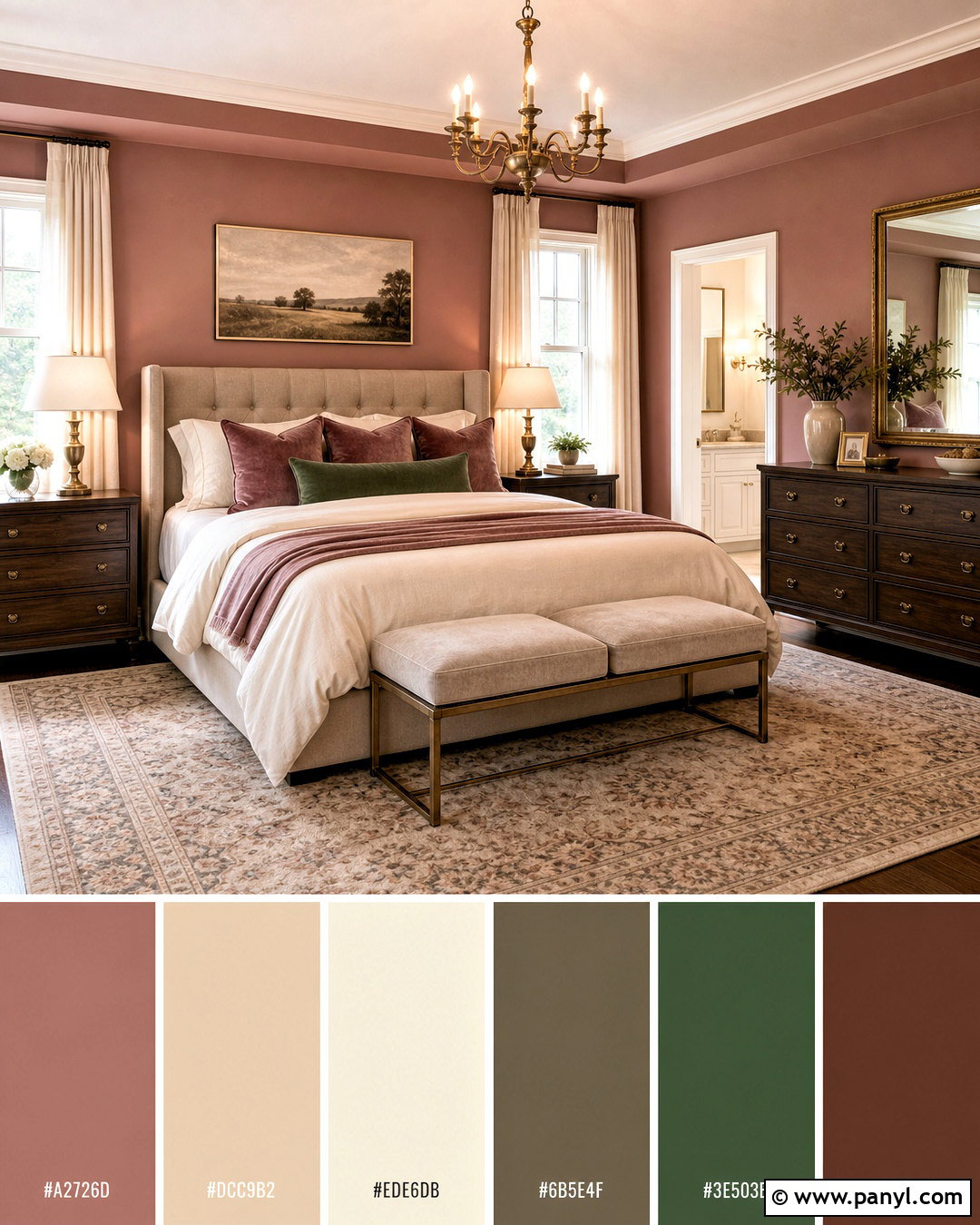 Dusty Rose Color Palette - 20 colour palette ideas