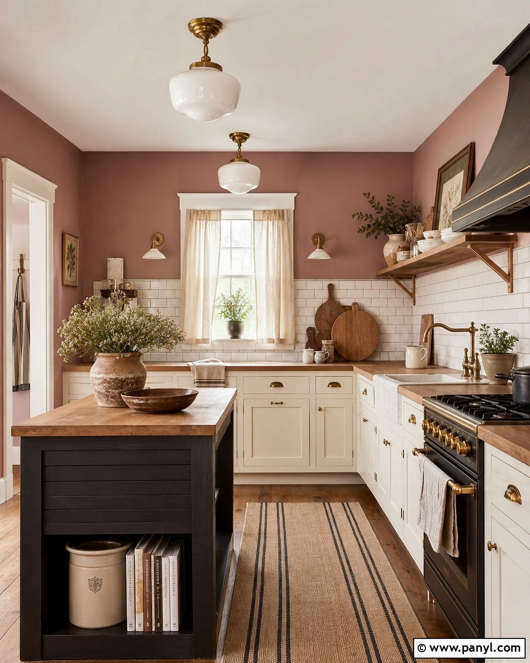 Dusty Rose Farmhouse Kitchen Walls - 30 Farmhouse Kitchen Wall Colors