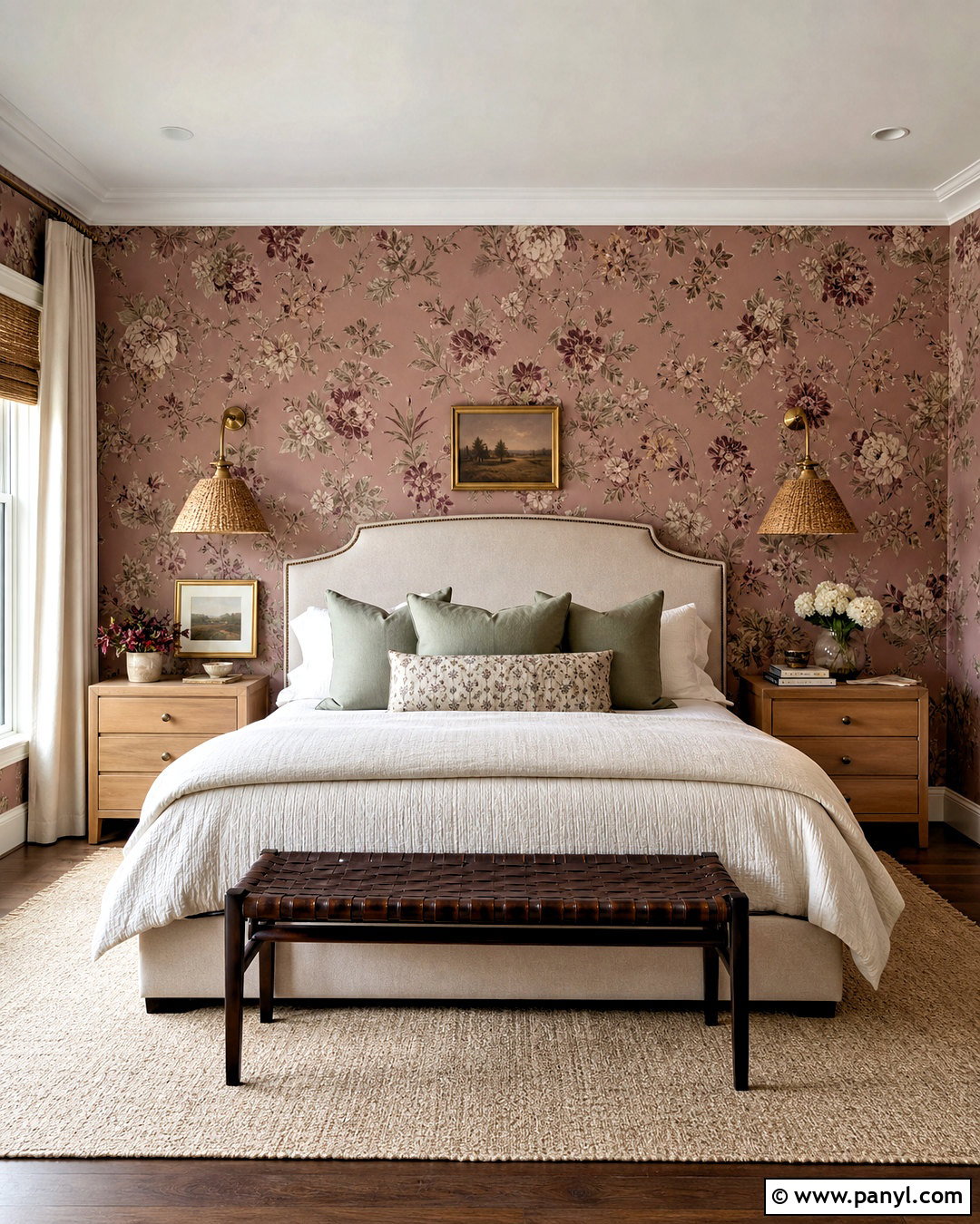 Dusty Rose Floral Wallpaper Bedroom - 20 dusty rose wallpaper ideas