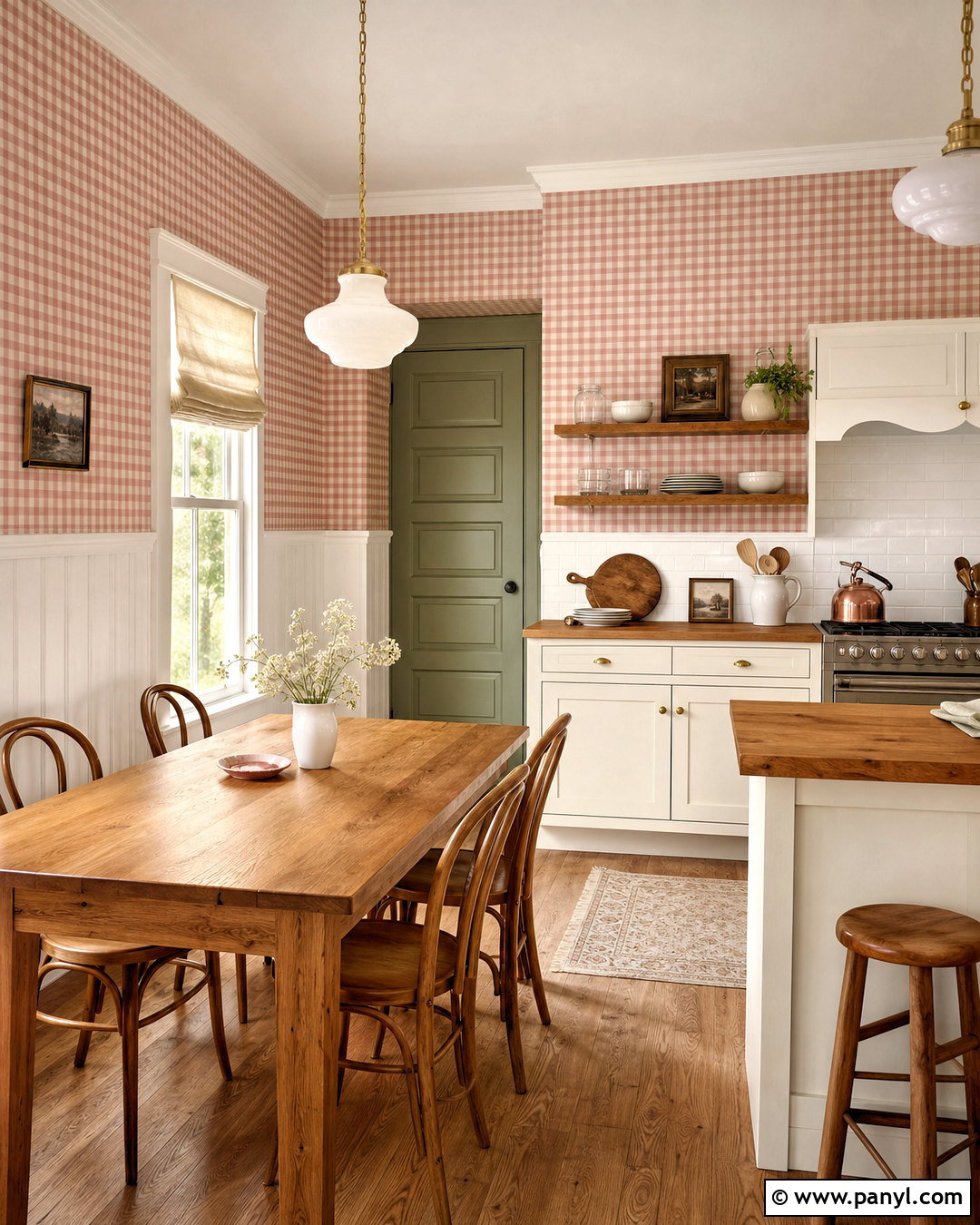 Dusty Rose Gingham Wallpaper Kitchen - 20 dusty rose wallpaper ideas