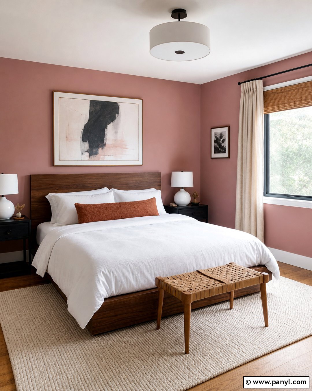 Dusty Rose Guest Room Walls - 20 Modern House Wall Colors