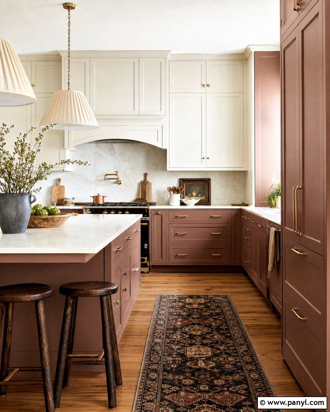 Dusty Rose Kitchen - 20 warm kitchen colors