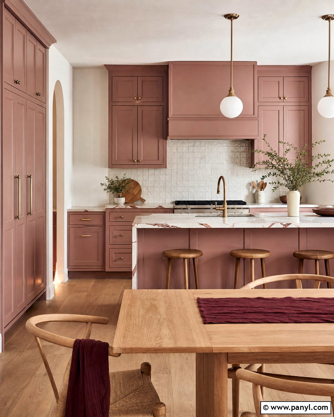 Dusty Rose Kitchen Paint Color - 20 kitchen paint colors