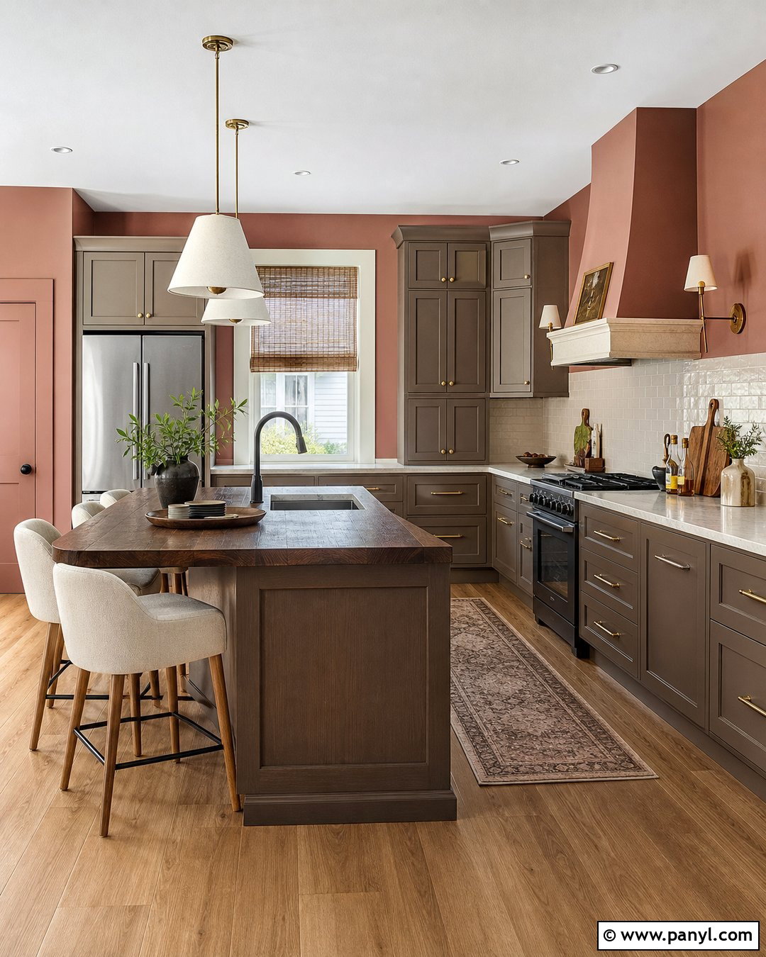 Dusty Rose Kitchen Wall Colour - 45 kitchen wall colour ideas