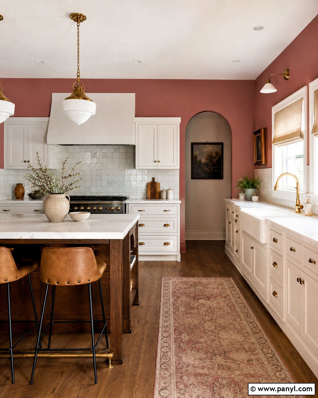 Dusty Rose Kitchen Walls - 40 Kitchen Wall Colors With White Cabinets