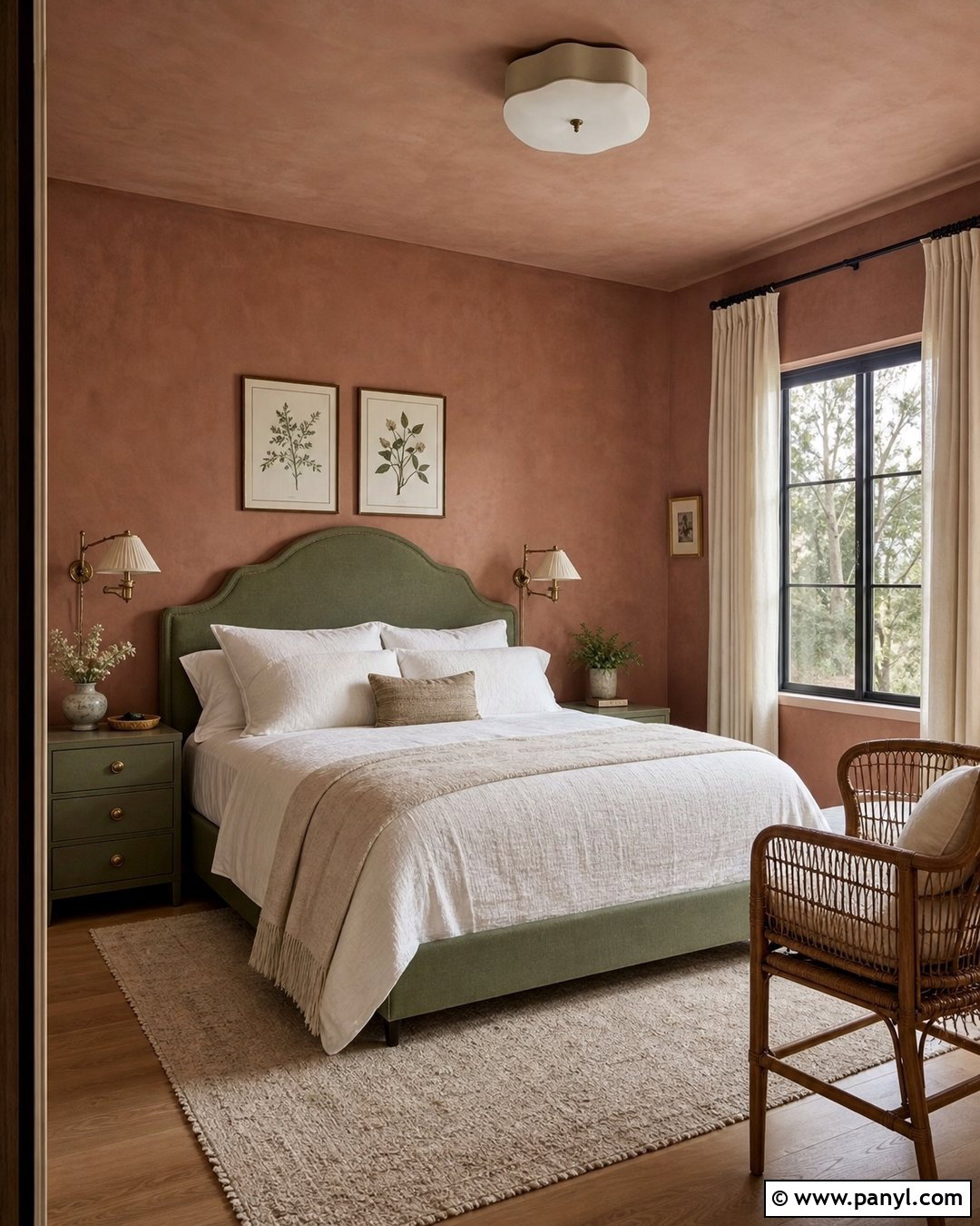 Dusty Rose Limewash And Sage Green - 25 Limewash Color Combinations