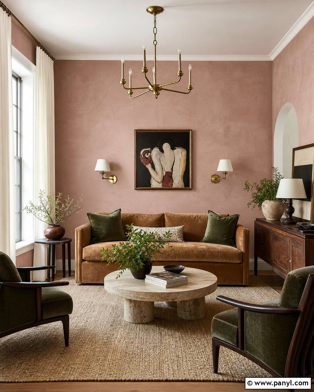 Dusty Rose Limewash Walls - 25 Limewash Walls Colors