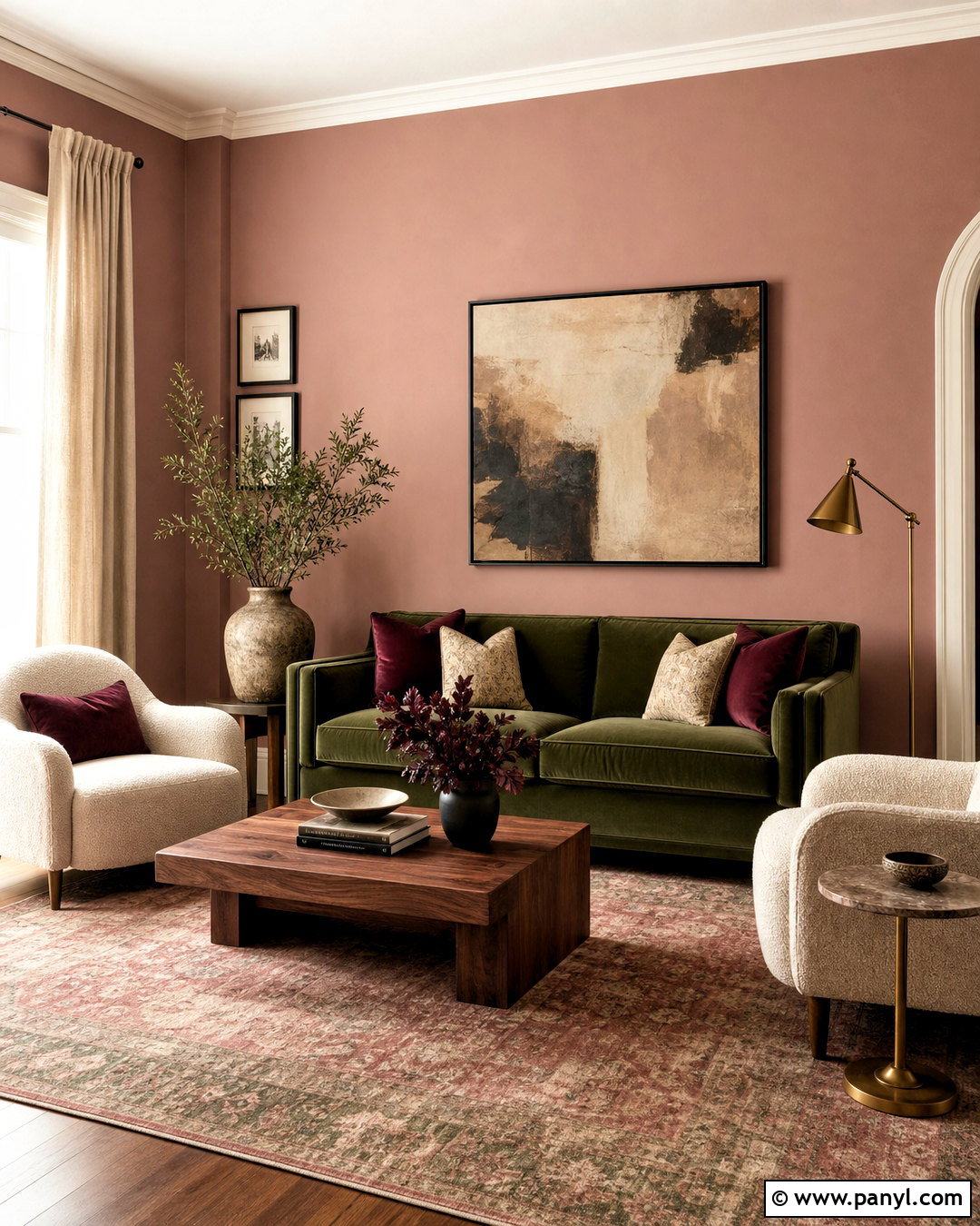 Dusty Rose Living Room Paint - 20 best paint colors for living room ideas
