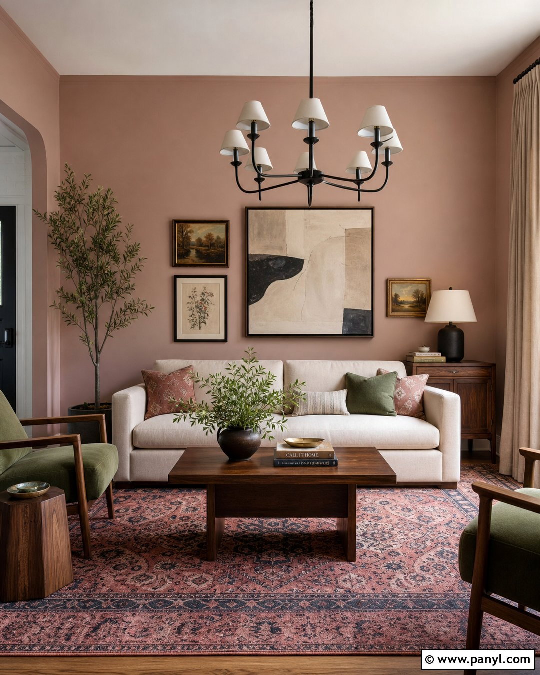 Dusty Rose Living Room Walls - 30 Paint Ideas For Walls Living Room Ideas