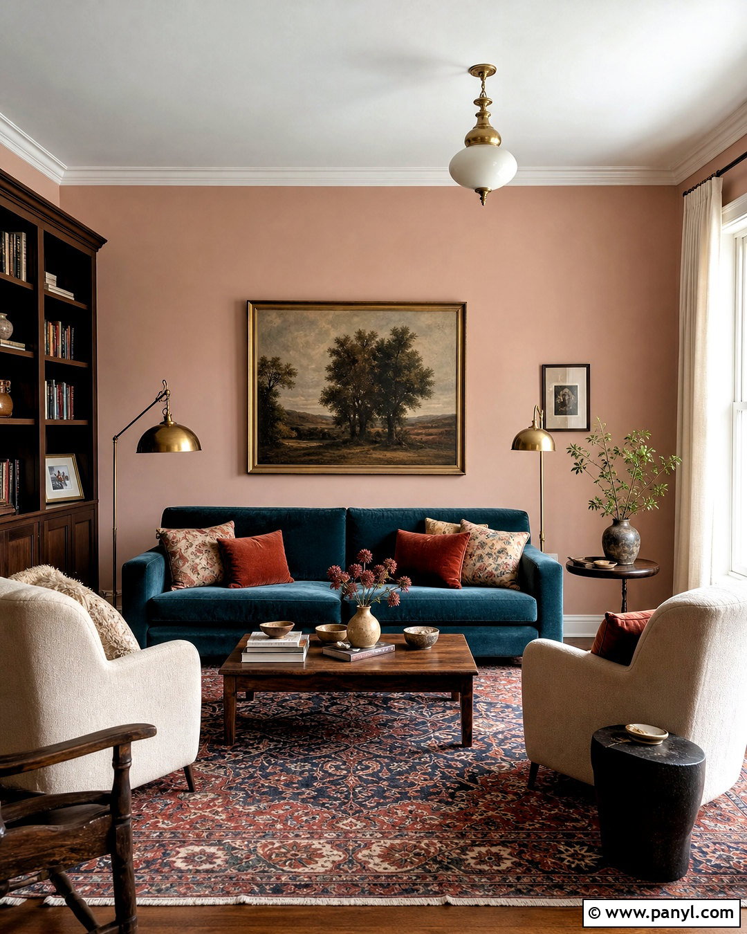 Dusty Rose Living Room Walls - 20 living room walls paint colors