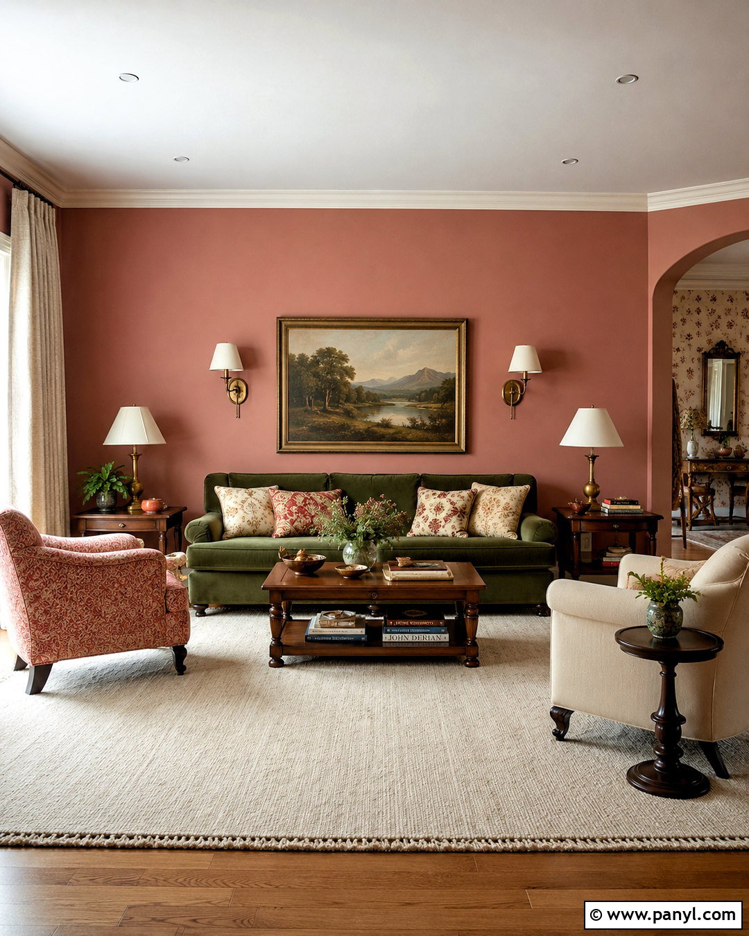 Dusty Rose Living Room Walls - 20 pink room walls