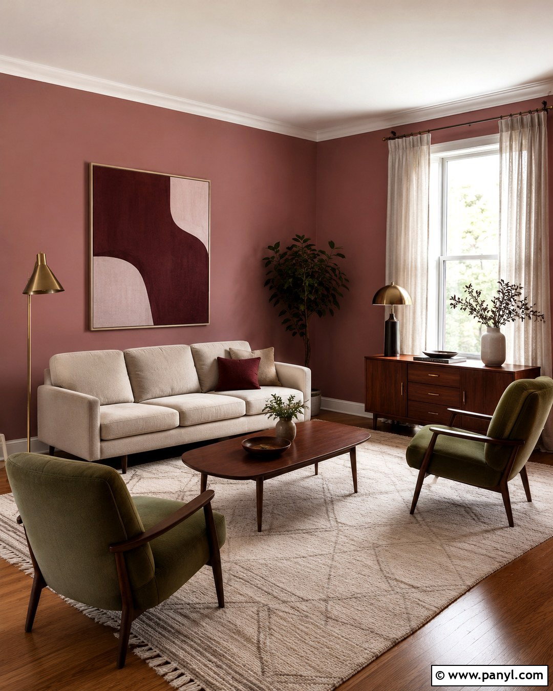 Dusty Rose Living Room Walls - 20 Rose Colored Walls