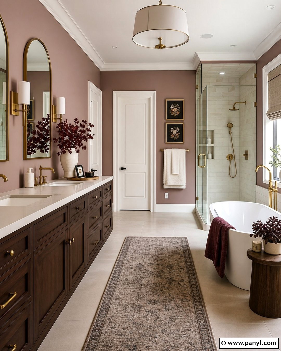 Dusty Rose Master Bath Walls - 25 Master Bath Wall Color Ideas