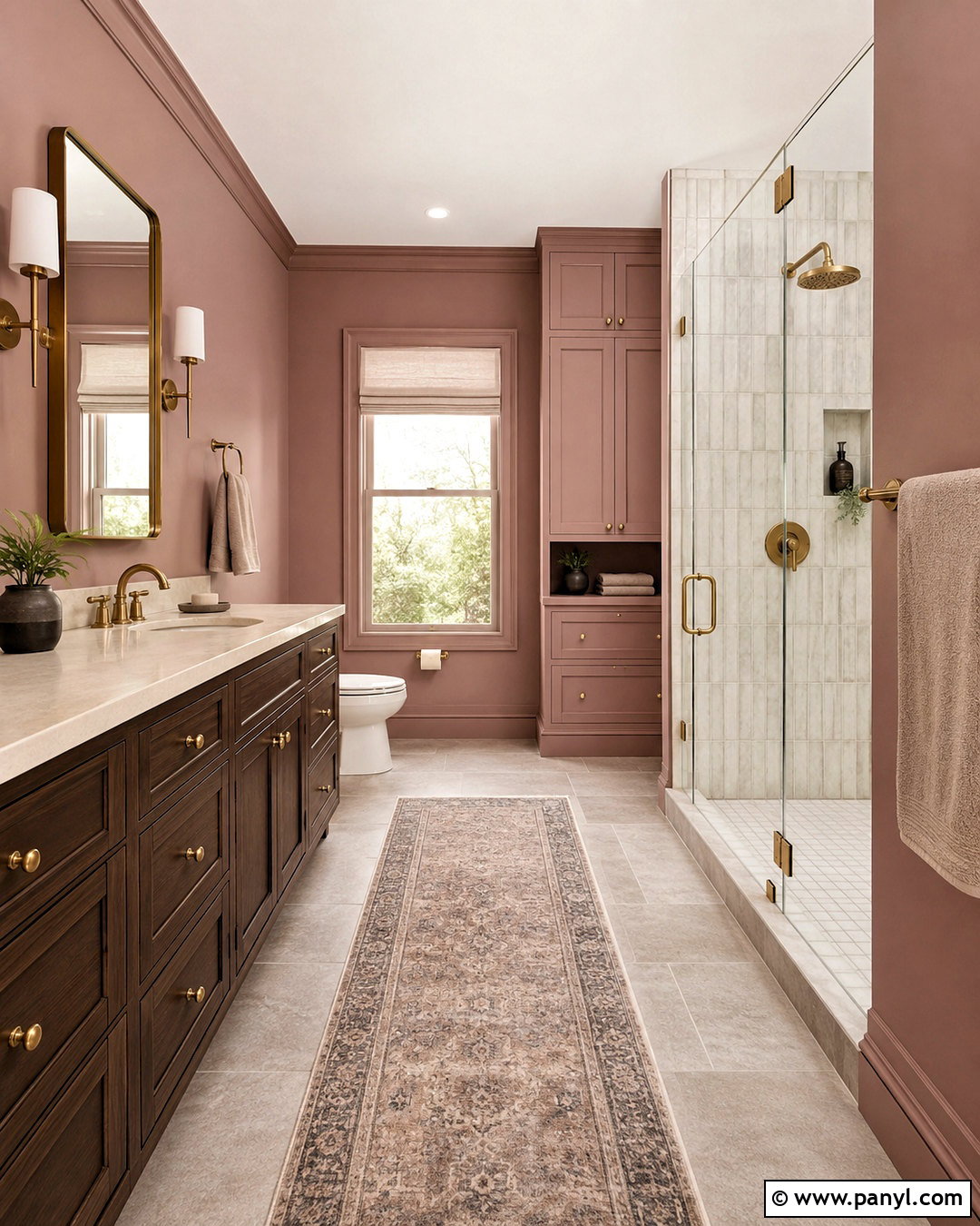Dusty Rose Master Bath - 20 master bath paint colors
