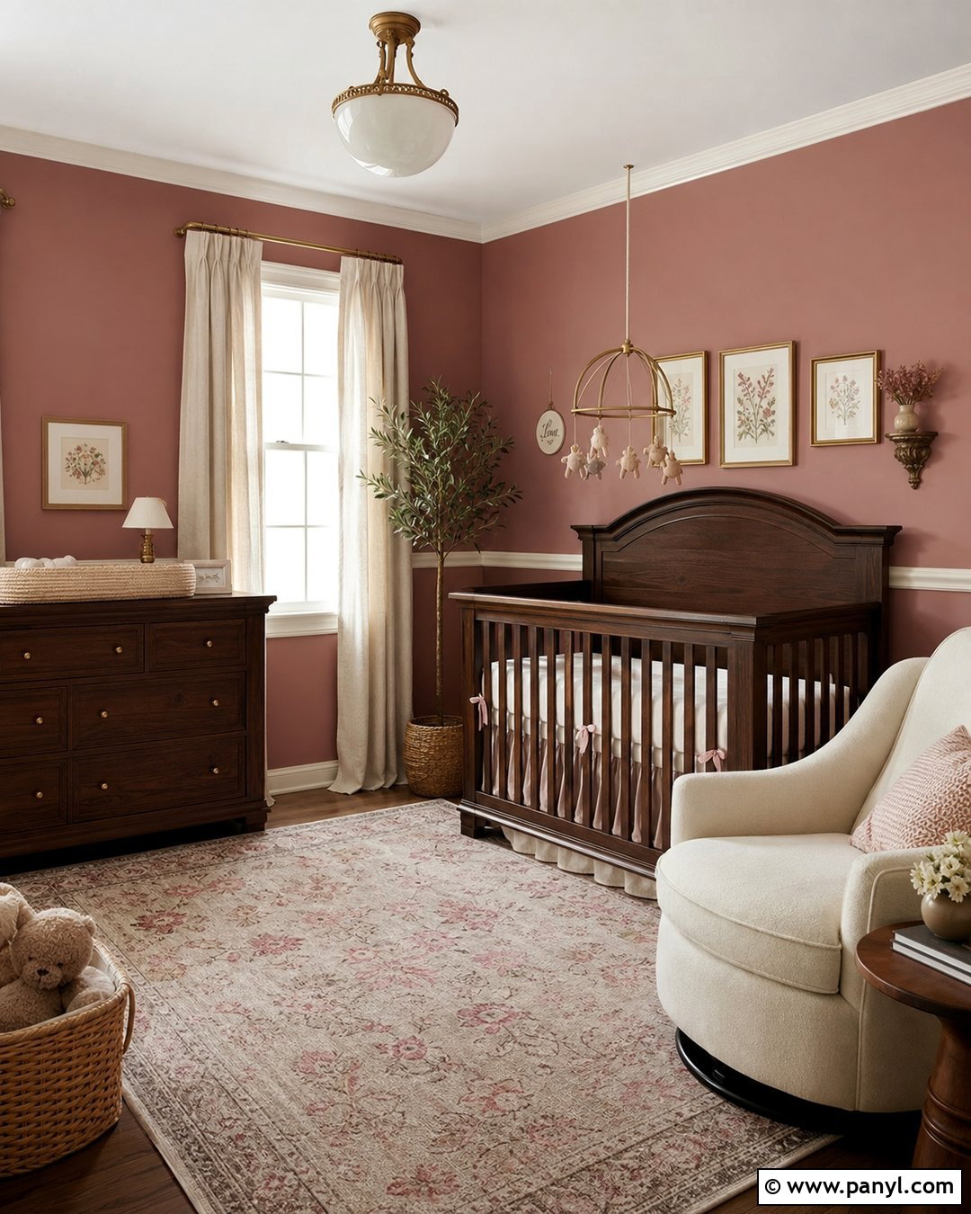 Dusty Rose Nursery Walls - 30 Nursery Wall Color Ideas