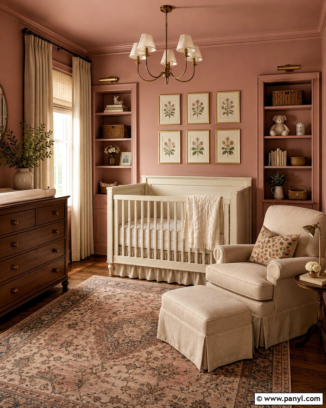 Dusty Rose Nursery - 20 nursery room colors