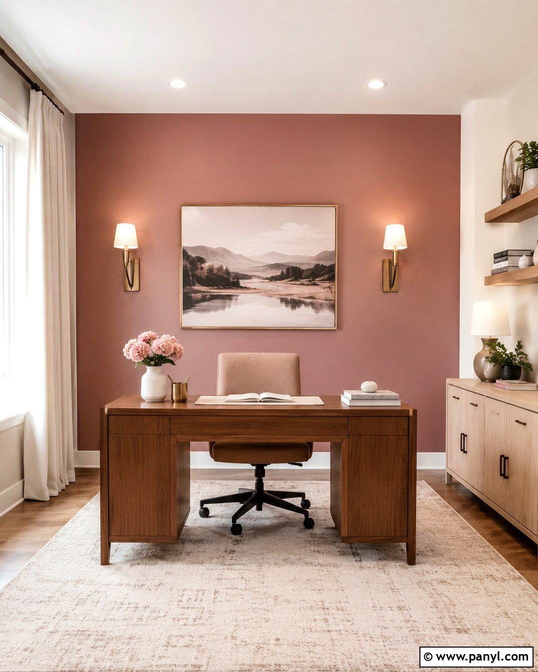 Dusty Rose Office Accent Wall - 20 Dusty Rose Office Walls