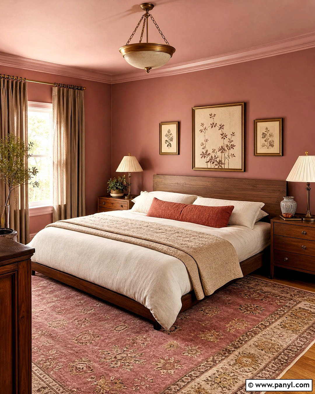Dusty Rose Pink Bedroom Walls - 20 pink walls bedroom ideas