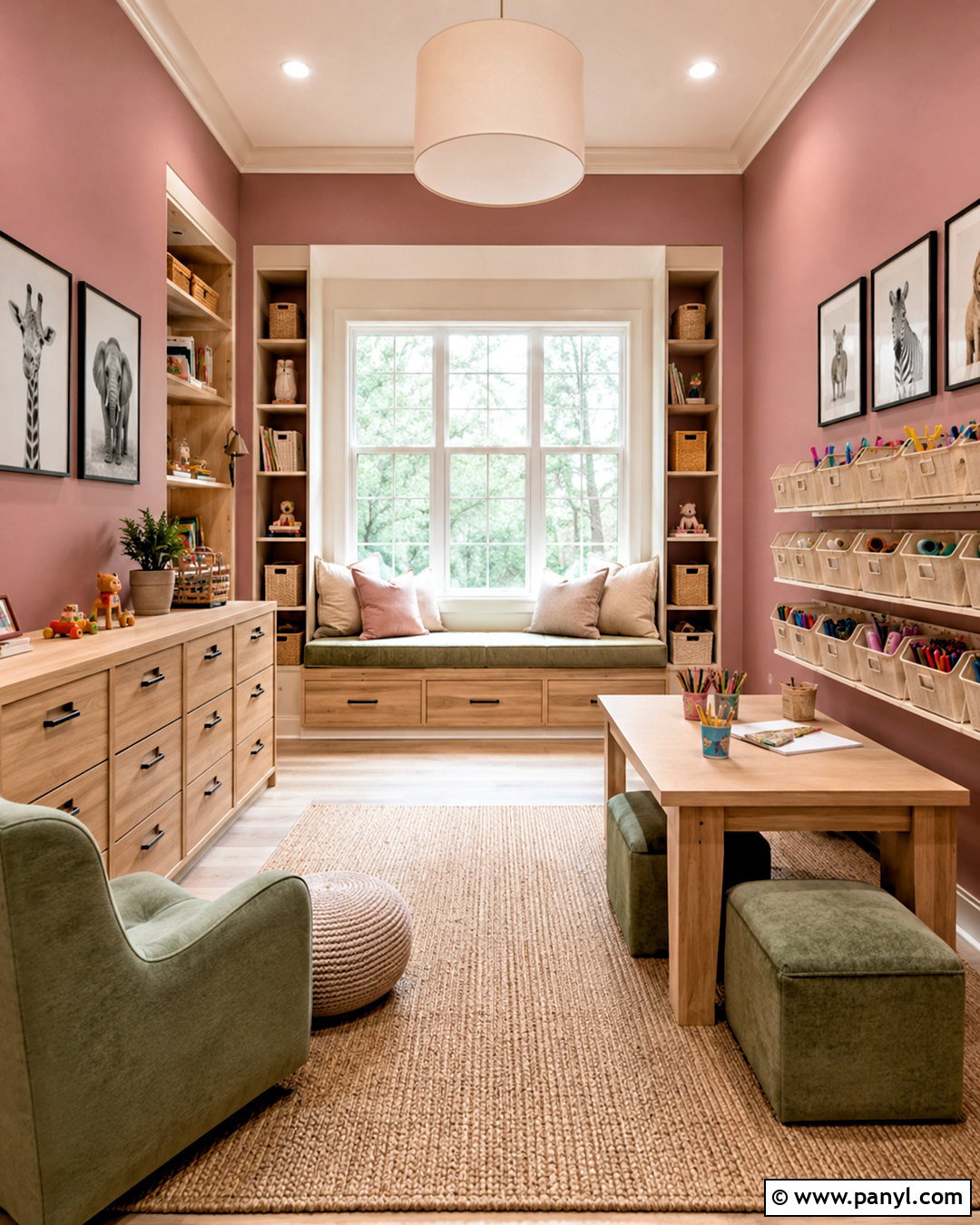 Dusty Rose Playroom Paint - 20 playroom paint colors