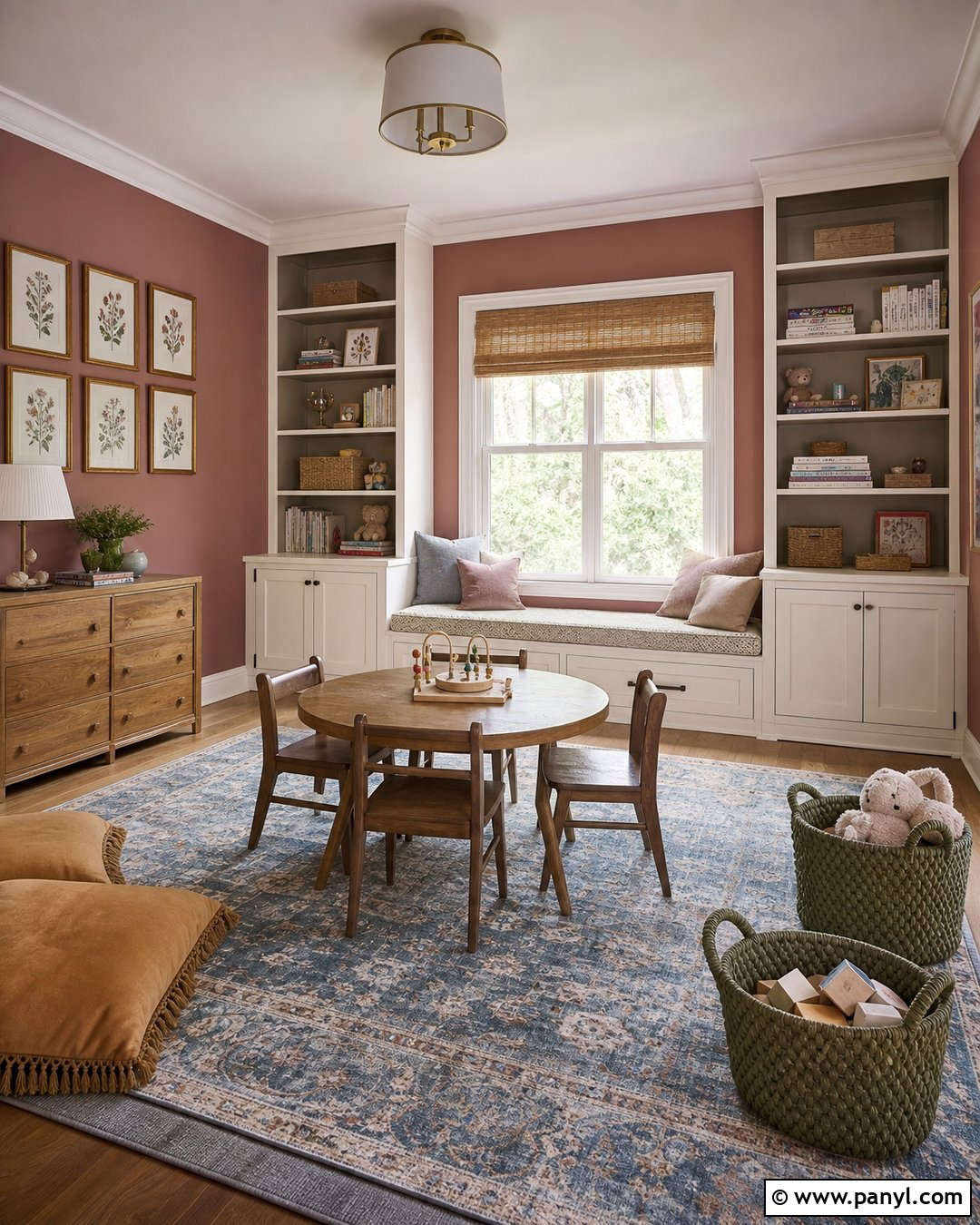 Dusty Rose Playroom Wall Color - 35 playroom wall colors