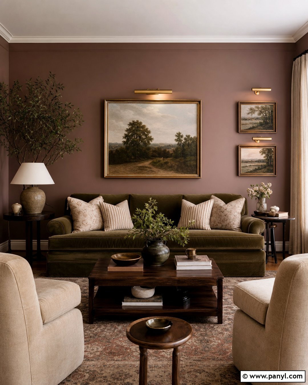 Dusty Rose Sitting Room Wall Color - 25 Elegant Wall Colors