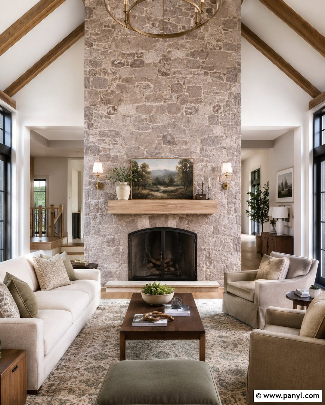 Dusty Rose Stone Fireplace Accent Wall - 20 Stone Fireplace Accent Wall Paint Colors
