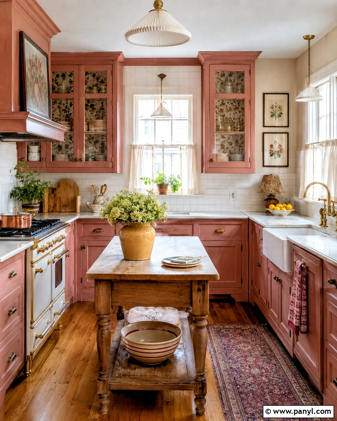 Dusty Rose Vintage Kitchen - 20 dusty rose kitchen ideas
