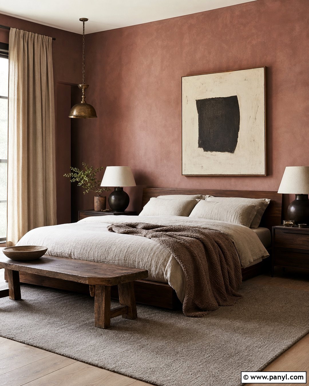 Dusty Rose Wabi Sabi Walls - 25 Wabi Sabi Wall Color Ideas