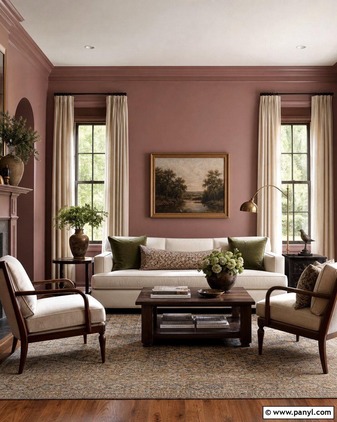 Dusty Rose Wall Color - 35 Cozy Wall Colors