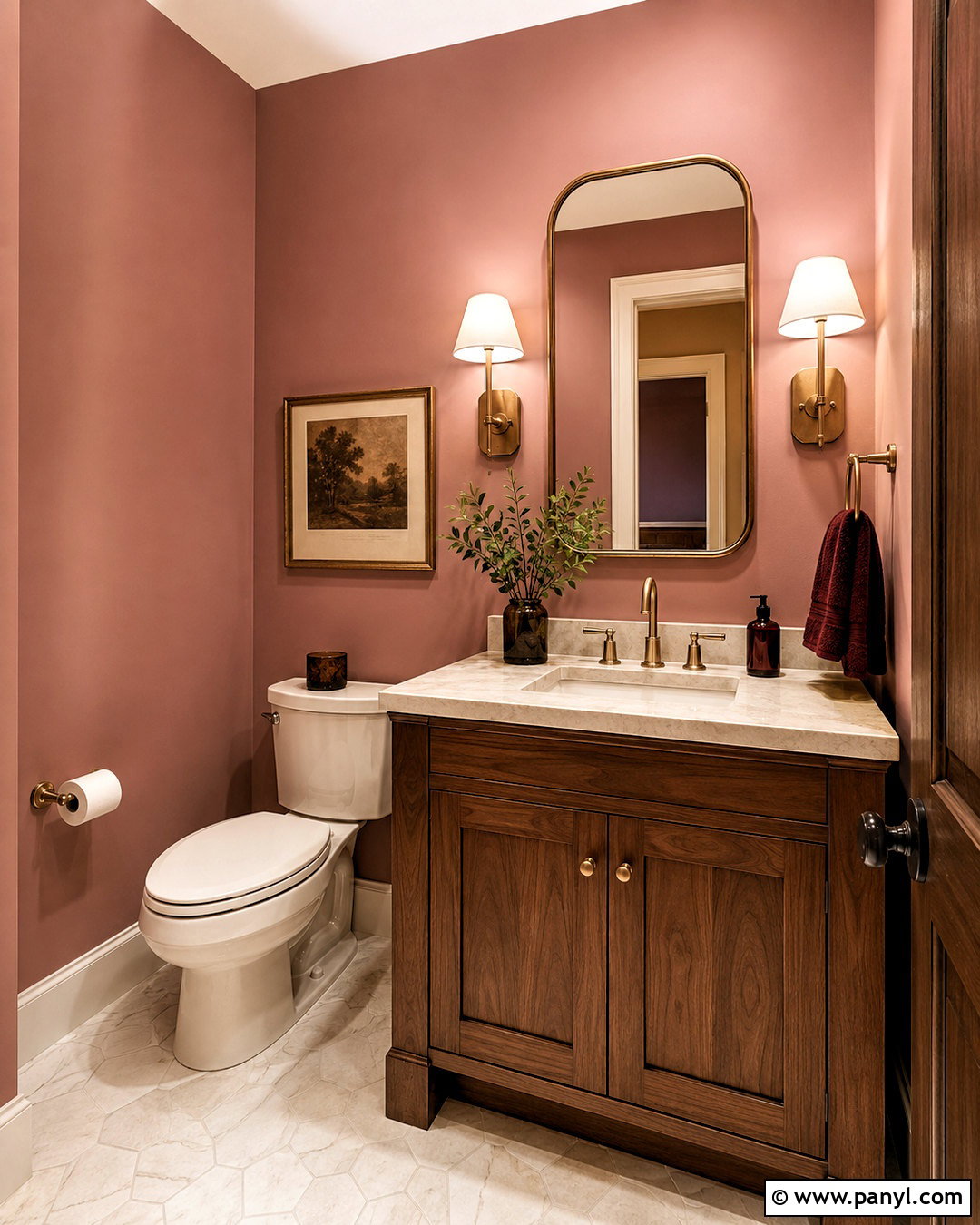 Dusty Rose Wall Color - 35 warm wall colors