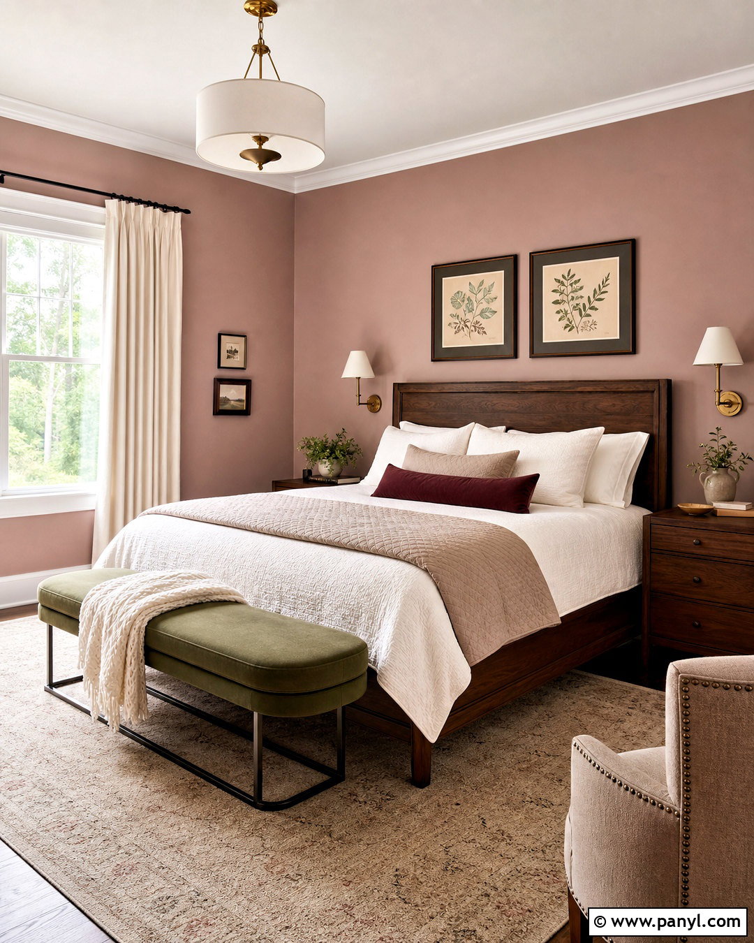 Dusty Rose Wall Color - 20 wall painting colors