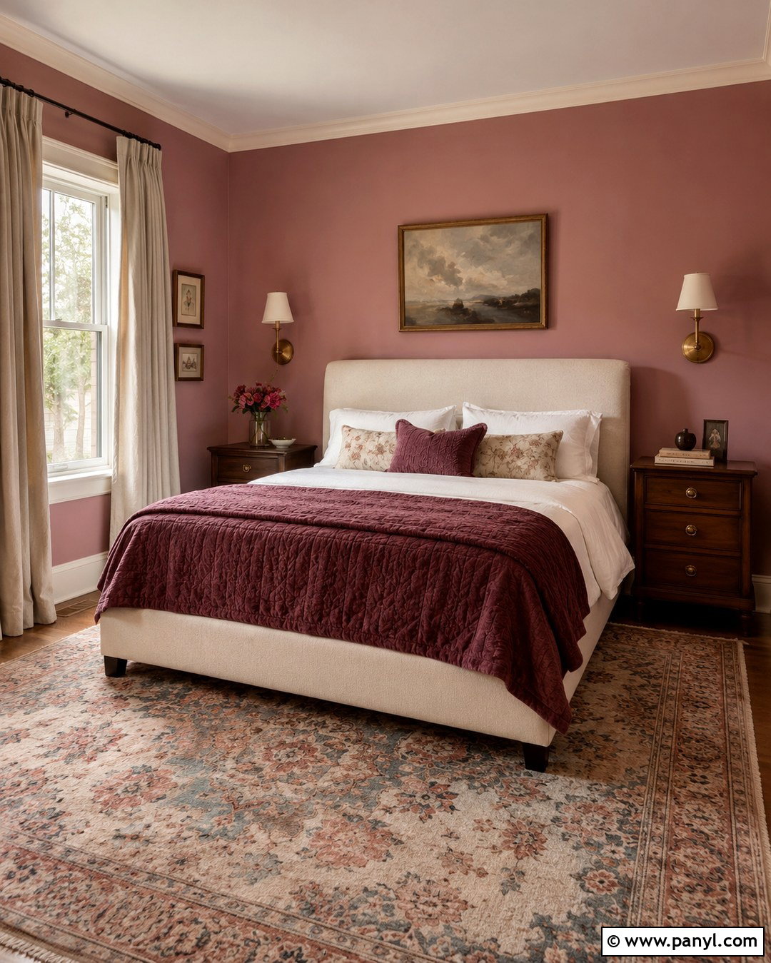 Dusty Rose Wall Color - 20 Small Home Wall Colors