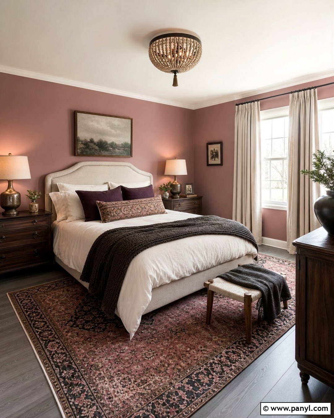Dusty Rose Wall Color With Gray Floors - 30 wall color with gray floors